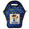 Blue Western Lunch Bag - Front