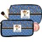 Blue Western Makeup / Cosmetic Bags (Select Size)