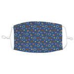 Blue Western Adult Cloth Face Mask - XLarge
