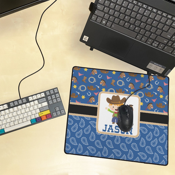 Blue Western Medium Gaming Mats - LIFESTYLE