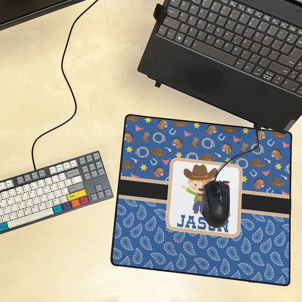 Blue Western Medium Gaming Mats - LIFESTYLE