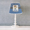 Blue Western Poly Film Empire Lampshade - Lifestyle
