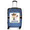 Blue Western Suitcase - 24" Medium - Checked (Personalized)
