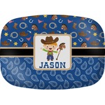 Blue Western Melamine Platter (Personalized)