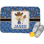 Blue Western Memory Foam Bath Mat - 24"x17" (Personalized)