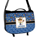 Blue Western Messenger Bag (Personalized)
