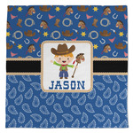 Blue Western Microfiber Dish Towel (Personalized)