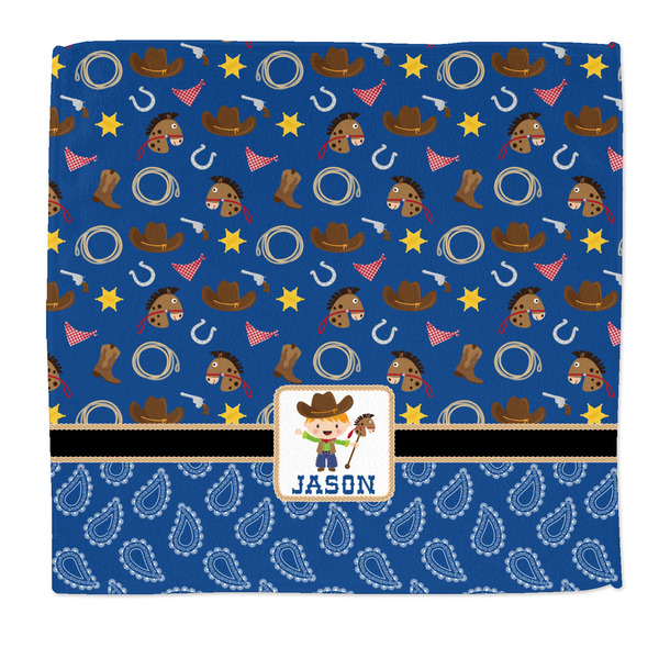 Custom Blue Western Microfiber Dish Rag (Personalized)