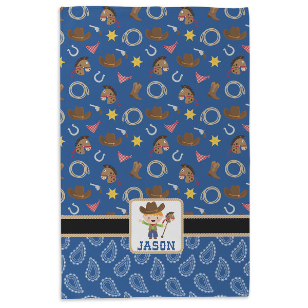 Blue Western Microfiber Dish Towel - APPROVAL