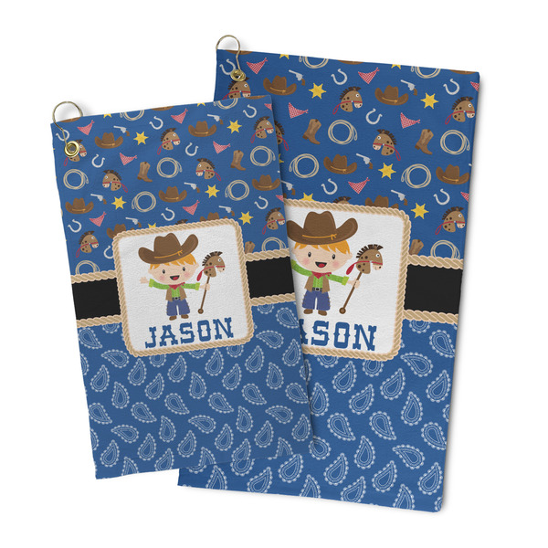 Blue Western Microfiber Golf Towel - PARENT/MAIN