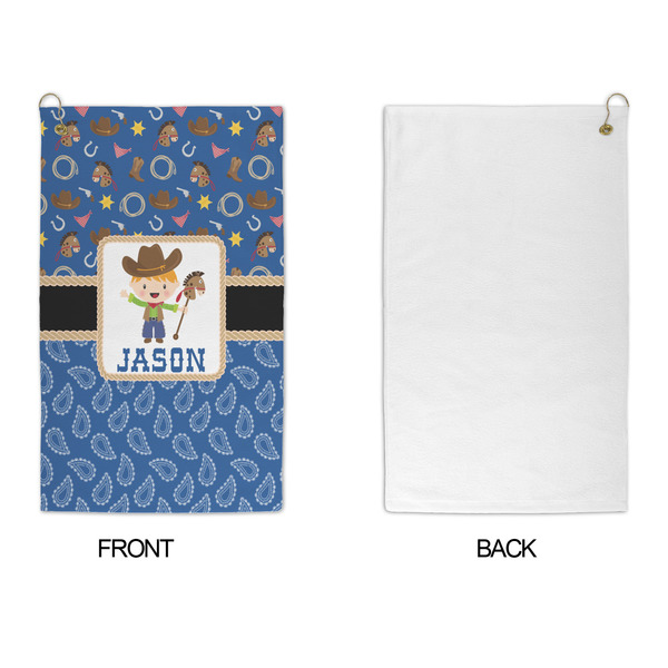 Blue Western Microfiber Golf Towels - APPROVAL