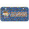 Blue Western Mini/Bicycle License Plate (2 Holes) (Personalized)