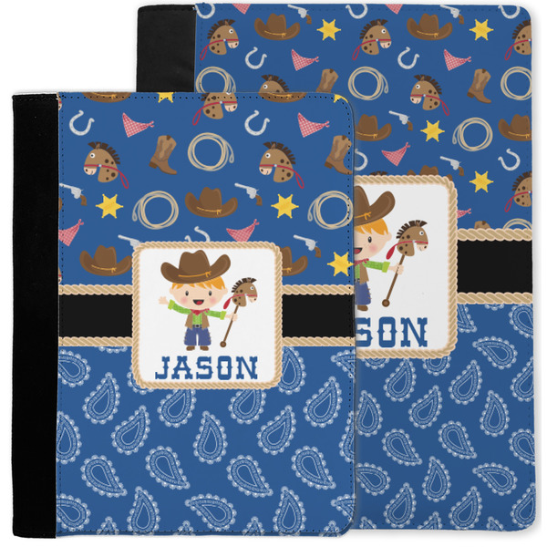 Blue Western Notebook Padfolio - MAIN