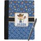 Blue Western Notebook Padfolio