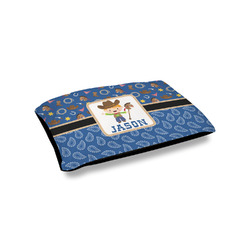 Blue Western Outdoor Dog Bed - Small (Personalized)
