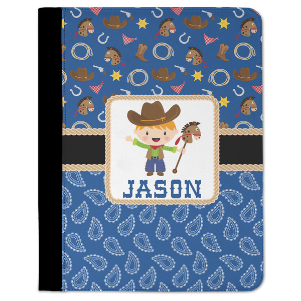 Custom Blue Western Padfolio Clipboard (Personalized)