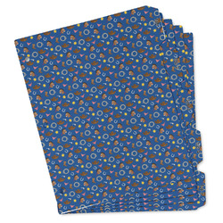 Blue Western Binder Tab Divider Set (Personalized)