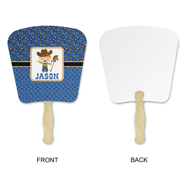 Blue Western Paper Fans - Approval
