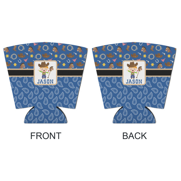 Blue Western Party Cup Sleeves - with bottom - APPROVAL