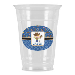 Blue Western Party Cups - 16oz (Personalized)