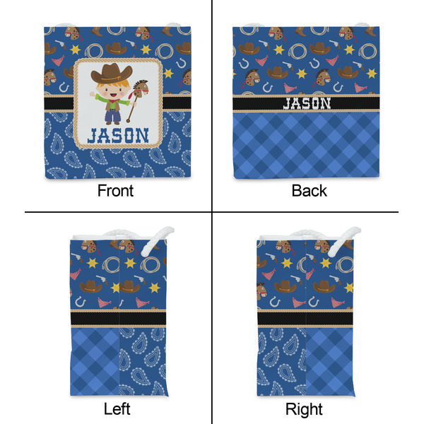 Blue Western Party Favor Gift Bag - Matte - Approval
