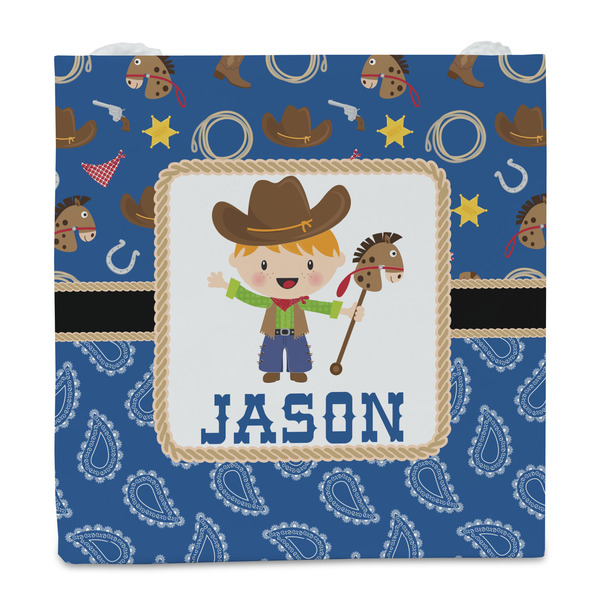 Blue Western Party Favor Gift Bag - Matte - Front