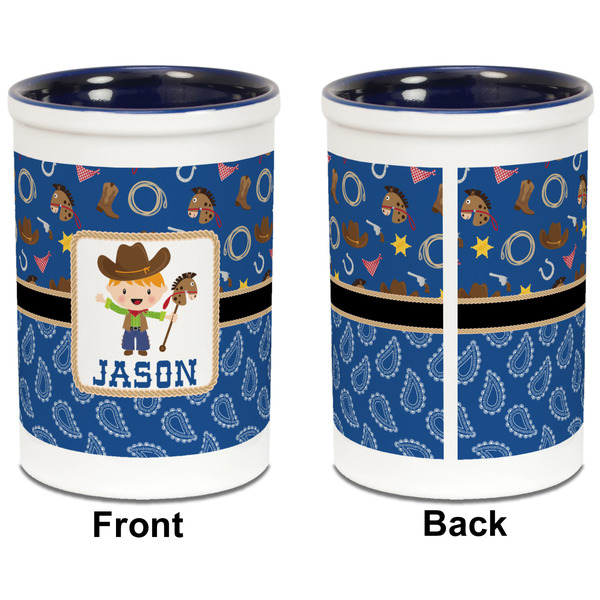 Blue Western Pencil Holder - Blue - approval