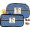 Blue Western Pencil / School Supplies Bags Small and Medium