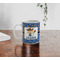 Blue Western Personalized Coffee Mug - Lifestyle