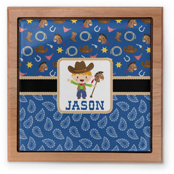 Blue Western Pet Urn w/ Name or Text