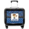 Blue Western Pilot Bag Luggage with Wheels