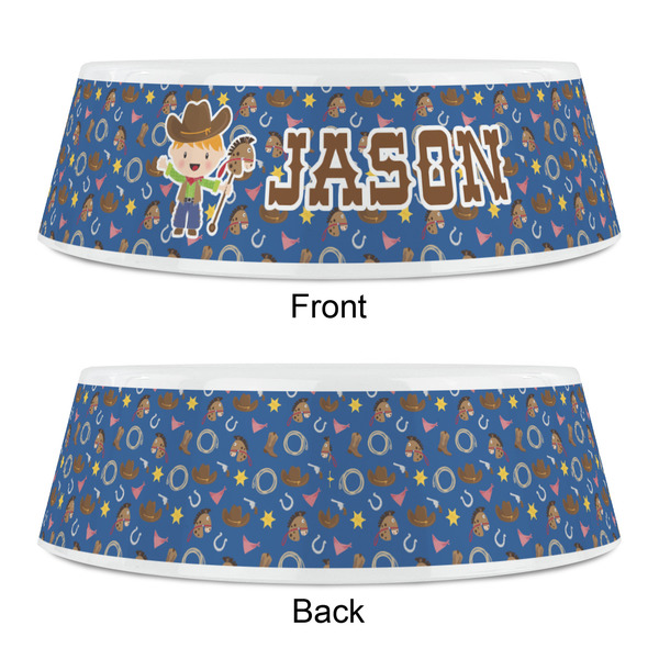 Blue Western Plastic Pet Bowls - Small - APPROVAL