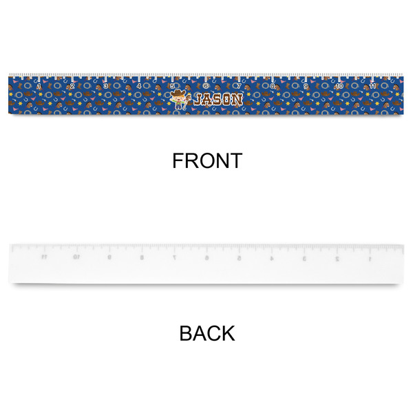 Blue Western Plastic Ruler - 12" - APPROVAL