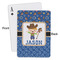 Blue Western Playing Cards - Approval