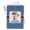 Blue Western Playing Cards - Front View