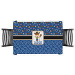Blue Western Tablecloth - 58"x58" (Personalized)