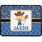 Blue Western Rectangular Trailer Hitch Cover (Personalized)