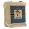 Blue Western Reusable Cotton Grocery Bag (Personalized)