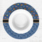 Blue Western Round Linen Placemats - LIFESTYLE (single)