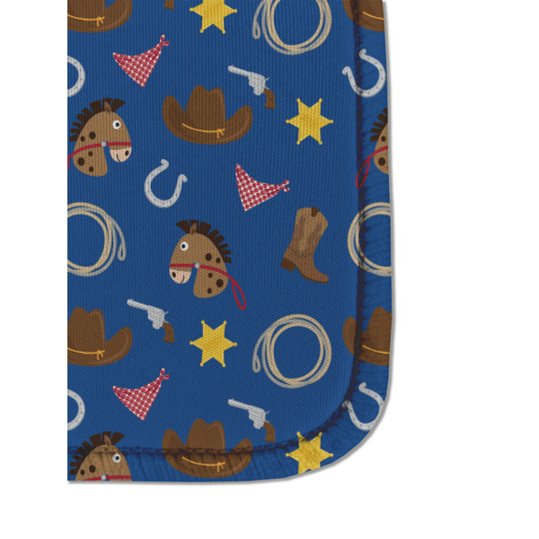 Blue Western Sanitizer Holder Keychain - Detail