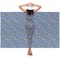Blue Western Sheer Sarong