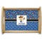 Blue Western Natural Wooden Tray - Small (Personalized)