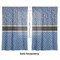 Blue Western Sheer Curtains