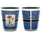 Blue Western Shot Glass - Two Tone - APPROVAL