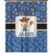 Blue Western Extra Long Shower Curtain - 70"x84" (Personalized)