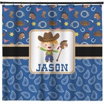 Blue Western Shower Curtain - Custom Size (Personalized)