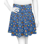 Blue Western Skater Skirt - 2X Large