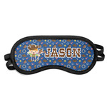 Blue Western Sleeping Eye Mask - Small (Personalized)
