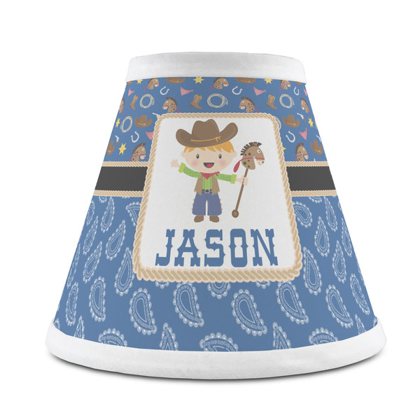 Custom Blue Western Chandelier Lamp Shade (Personalized)