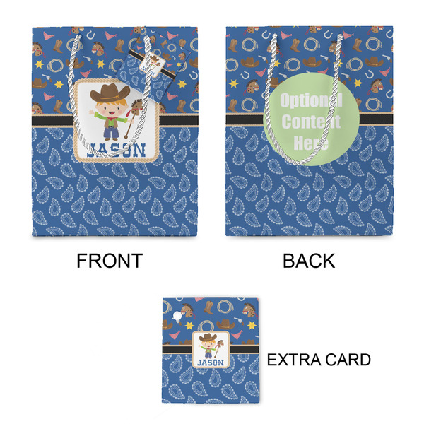 Blue Western Small Gift Bag - Approval